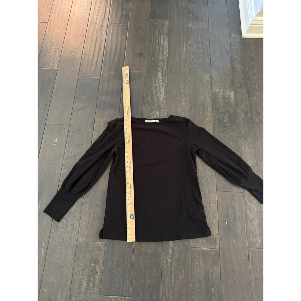 Belle by Kim Gravel size xxs (runs big) black long‎ sleeve top